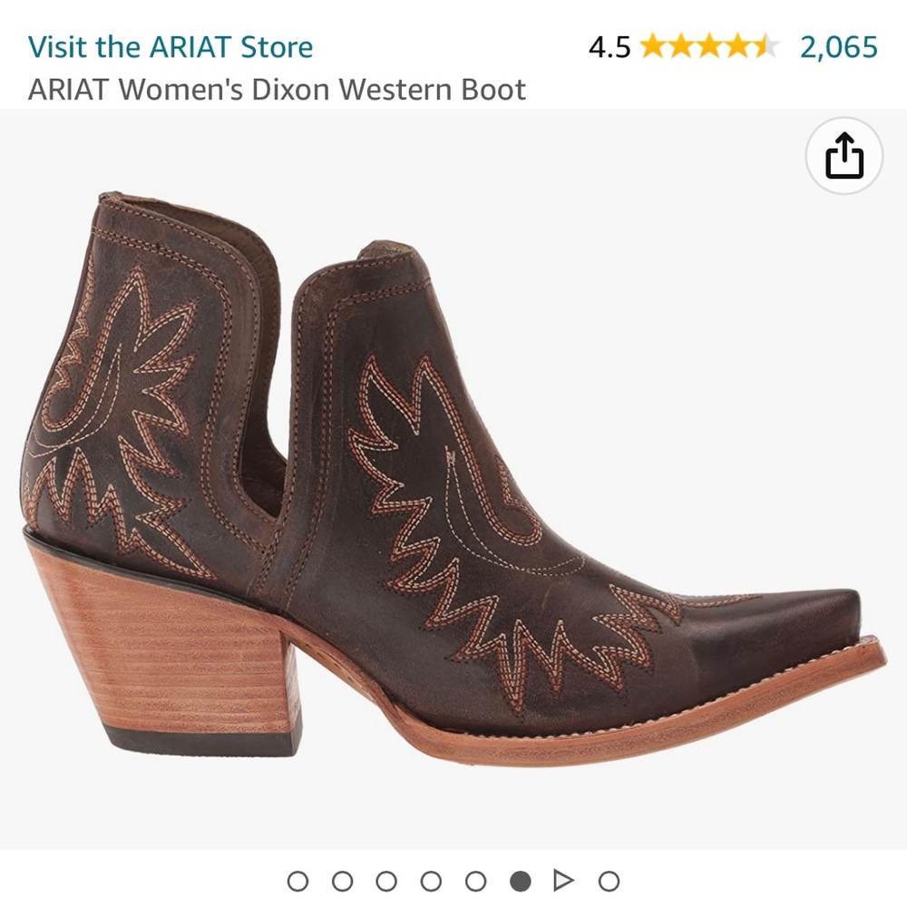 Arita Dixon weathered brown boot. Hardly used